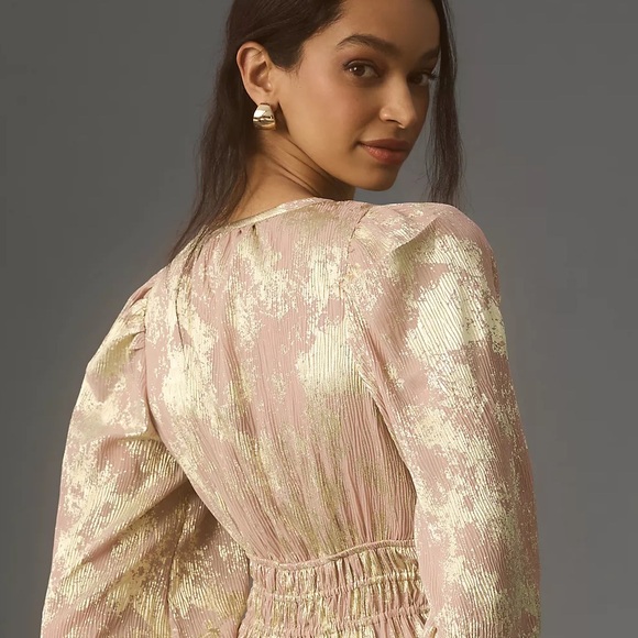 Anthropologie The Long-Sleeve Somerset Mini Dress - Picture 7 of 11